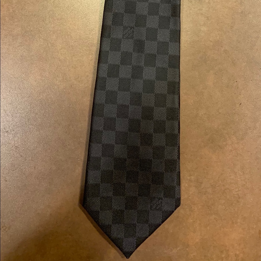 Men’s Men’s Louis Vuitton Damier Classique Tie